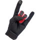 Anza Handschuhe GLOVES ANZA RED/BLK XS