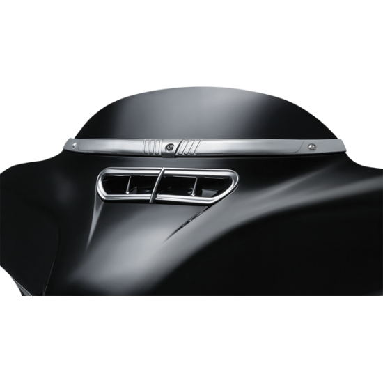 Tri-Line Windshield Trim TRIM WINDSHIELD 14-19FLHT Tri-Line Windshield Trim TRIM WINDSHIELD 14-19FLHT