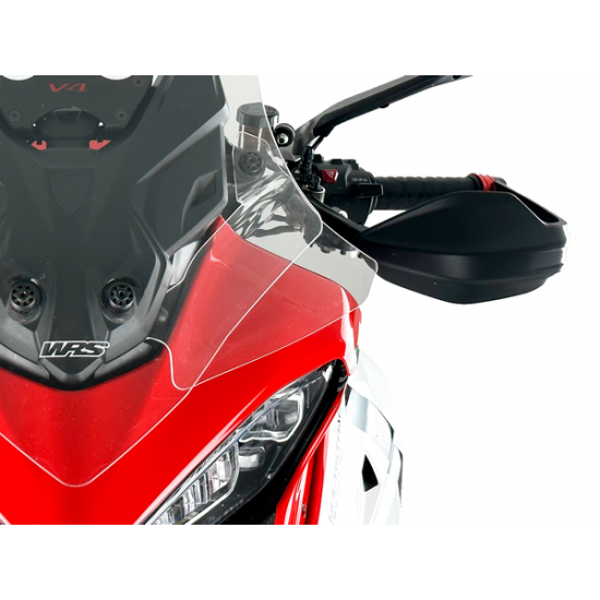 Paar seitliche Windabweiser DFLCTRS MULTISTRADA V4 CLEAR