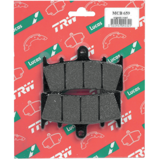 All Round Ceramic Brake Pads BRAKE PAD TRW MCB659