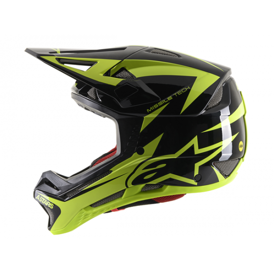 Missile Tech EU MIPS® Fahrradhelm HELMET MISS-AIR BLK/YL XL