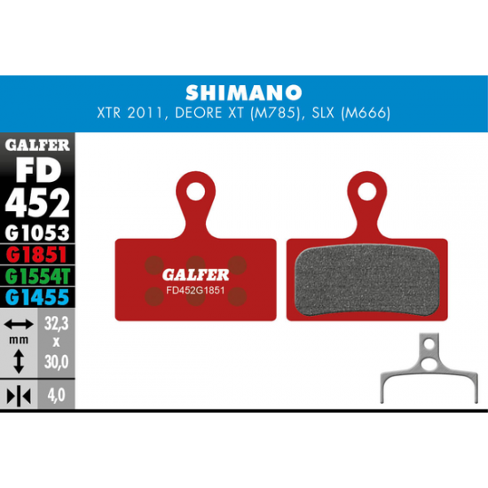 G1851 Advanced Bremsbeläge BRAKE PAD ADVANCED