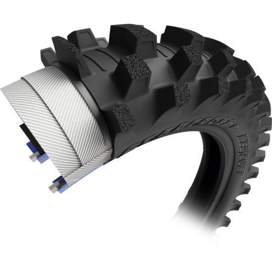 Starcross 6 Medium Soft Tire SX6 MES 110/100-18 64M NH Starcross 6 Medium Soft Tire SX6 MES 110/100-18 64M NH