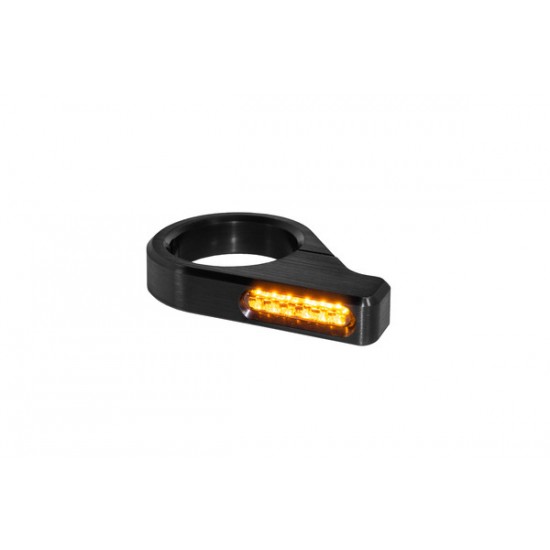 LED Turn Signals For Forks TURNSIG LED 47/49MM BK