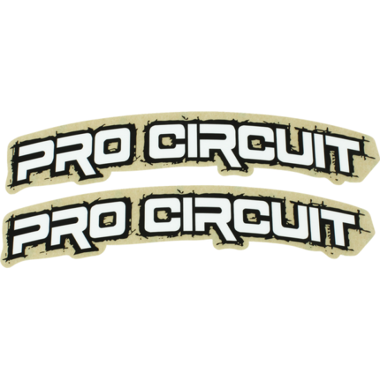 Pro Circuit Schutzblech-Aufkleber FRT FNDR DECAL PC RETRO