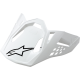 Schirm für Supertech M10/M8 VISOR SM10/SM8 WHITE GLOSS