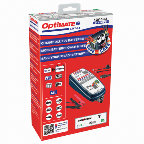 Optimate 6 Select Battery Charger/Power Supply OPTIMATE 6 AMPMATIC 6A