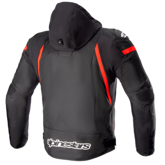 Zaca Wasserdichte Jacke JACKET ZACA WP BK/RD/W XL