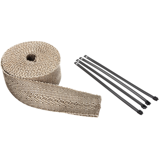 Lava Rock Exhaust Wrap Kit WRAP EXH MULTI 2X25 BLK