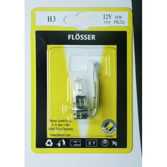 Halogen-Scheinwerferbirnen BULB H3 12V 55W PK22S