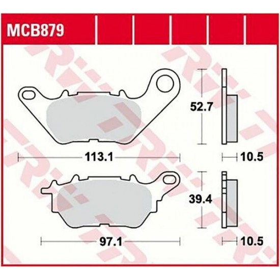 All Round Ceramic Brake Pads BRAKE PAD ORGANIC