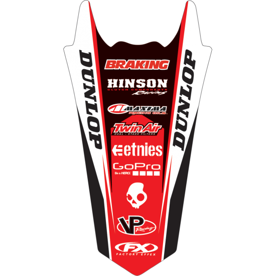 Rear Fender Kit GRAPHIC FX R-FNDR CRF250