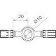 Banjo Varioflex Fitting BANJO CONNECTOR M10 GD