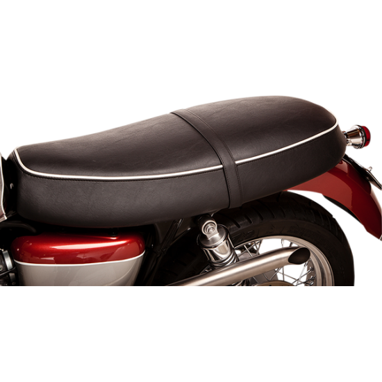 Retro-Sitzbankbezug SEAT COVER BLK W WHT PIPE