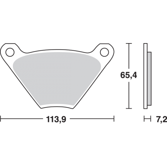 All Round Ceramic Brake Pads BRAKE PAD TRW MCB97 All Round Ceramic Brake Pads BRAKE PAD TRW MCB97
