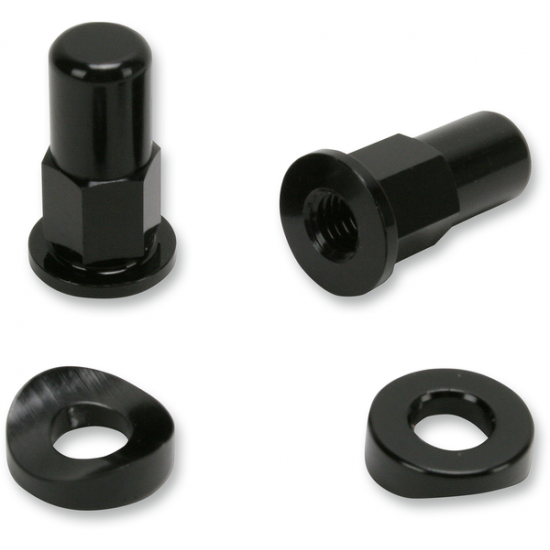 Hohe Reifenhaltermuttern-/Distanzbuchsen-Set RIM LOCK NUT/SPACER KT BK