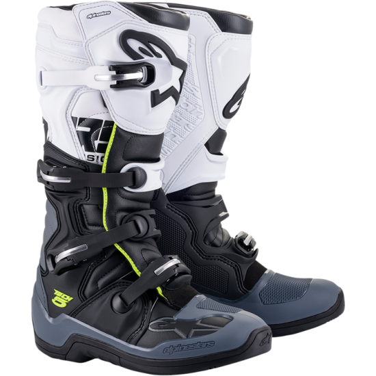 Tech 5 Boots BOOT TECH5 BK/GY/WT 8