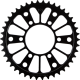 Steel Rear Sprocket SPROCKET STEEL MSE KAW 42T Steel Rear Sprocket SPROCKET STEEL MSE KAW 42T