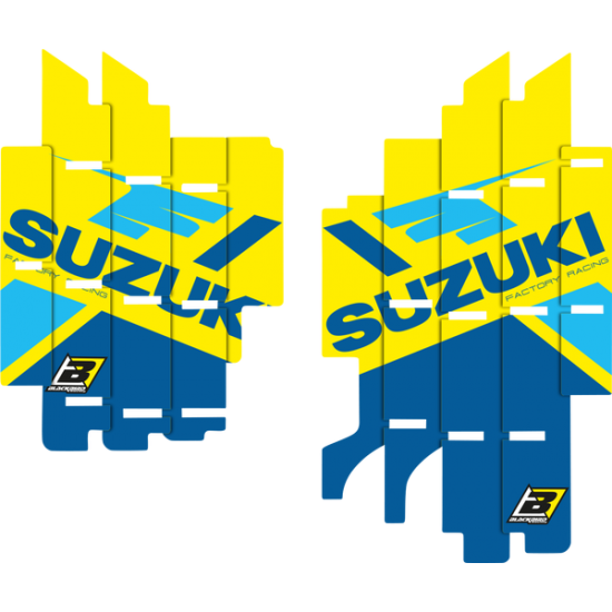 Kühlergrill-Dekorsatz Team Suzuki KSRT 2022 RAD LOUVER SUZ KSRT 22