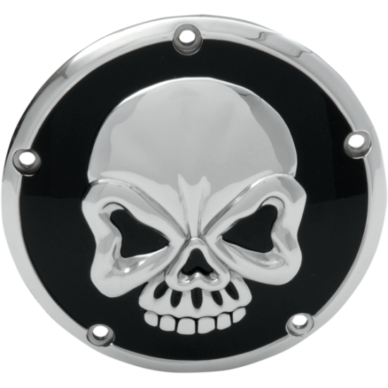 Kupplungsdeckel mit Totenkopf COVER DERBY CHSKULL 5HOLE