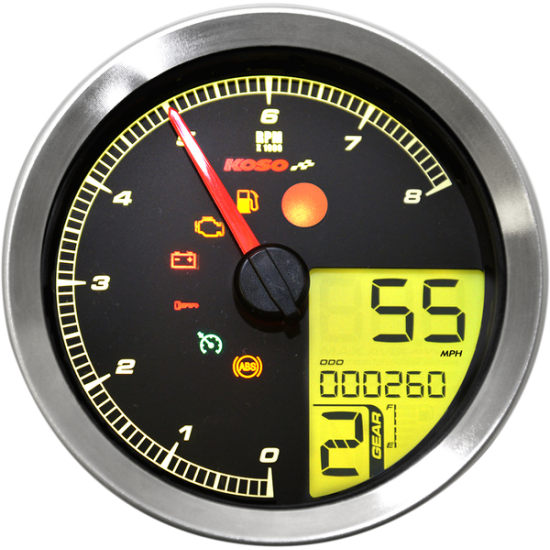 HD-04 Tachometer/Drehzahlmesser TACH MULTI METR HD-04 BK