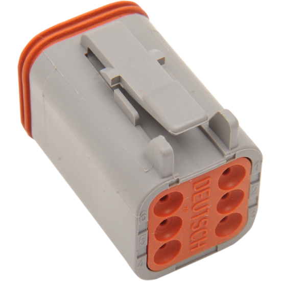 Deutsch DT versiegelte Verbinder-Komponenten PLUG DEUTSCH GREY 6 PIN