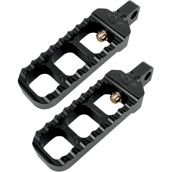 Adjustable Serrated Billet Footpegs PEG SERRATED BLACK
