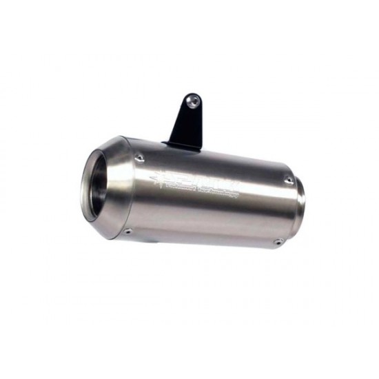 MOTO GP Slip-On Muffler EXH UNIV SIL MOTOGP SS R