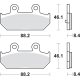MS Scooter Maxi Sintered Brake Pads BRAKE PAD SINT SCOOT