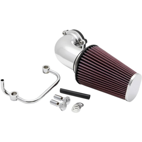 Aircharger® Intake System with Mandrel-Bent Aluminum Intake Tube Kit INTAKE KIT POLSH 07-19 XL