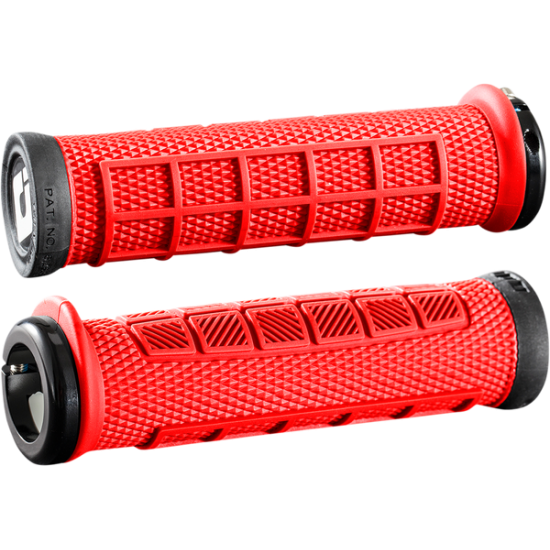Elite Pro Lock-On Grips MTB GRIP ELITE PRO RD/BK Elite Pro Lock-On Grips MTB GRIP ELITE PRO RD/BK