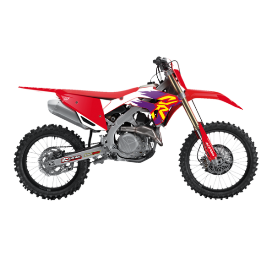 Graphic Kit Retro with Seat Cover GRAPHIC W/S RETRO CRF