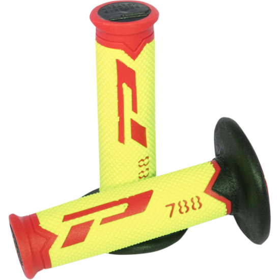 Cross Triple Density 788 Grips GRIPS788 RED/FLO YELLOW/BLACK