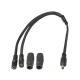 Y-Splitter CORD Y-SPLITTR 2.5 TO 2.5