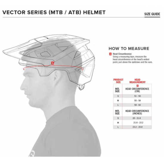 Vector Tech Fahrradhelm HELMET V-PILOT BK/YL/RD M