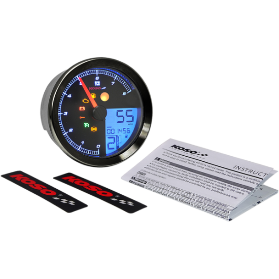 HD-04 Speedometer/Tachometer TACH MULTI METR HD-04 BK