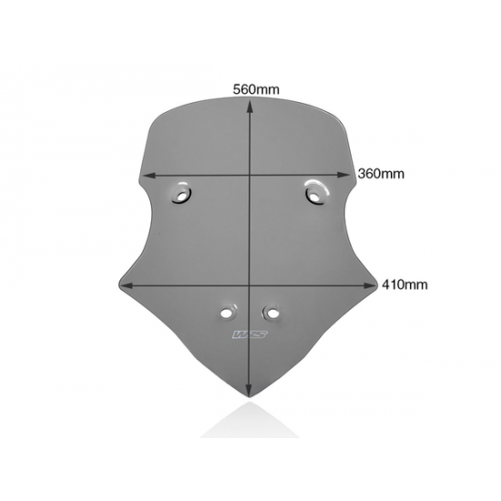 Verkleidungsscheibe WNDSCRN CAPO MULTIST V4 SMK