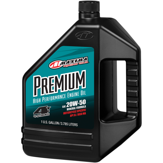 Premium High Performance Mineral 4T Engine Oil OIL MAXUM 4 PREM 20W50 GALLON