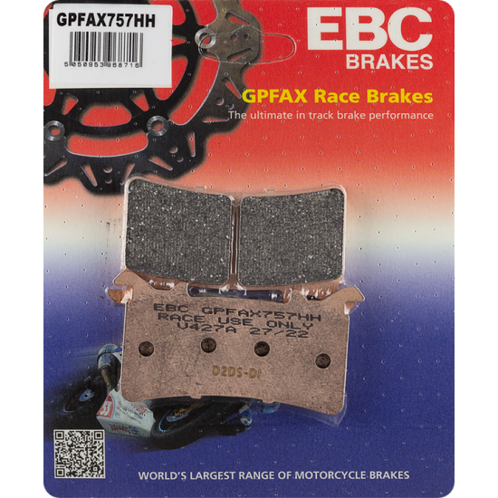 GPFAX Series Race Sintermetall-Bremsbeläge BRAKE PAD GPFA SINTER RAC