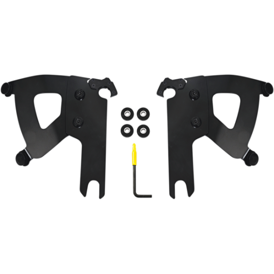 Road Warrior Trigger-Lock Mount Kit MNT KIT RD WARR FLHR BLK