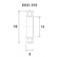 B5 Lager BEARING B5 10X26X8MM