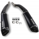 Slip-On Line Muffler MUFFLERS BK TI/CF K1600B