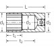 Stecknuss SOCKET 3/8" 14MM LONG VERSION