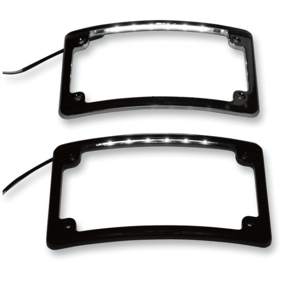 LED-Kennzeichenrahmen FRAME LP RADIUS CHROME