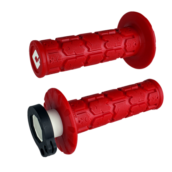 V2 Rogue Lock-On Grips ROGUE LOCK ON DARK RED