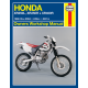 Motorcycle Repair Manual MANUAL HONXR250R/250L/400