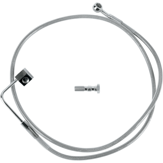 Stainless Steel Brake Line Kit RR BRAKE LINE 87-99 FLST