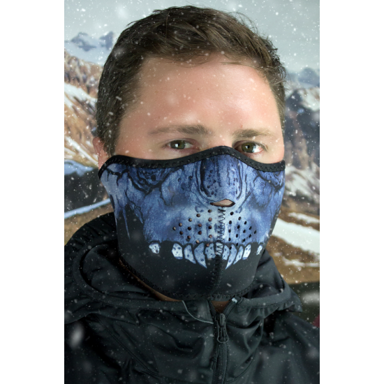 Neoprene Half Mask HALF MASK MIDNIGHT SKULL Neoprene Half Mask HALF MASK MIDNIGHT SKULL