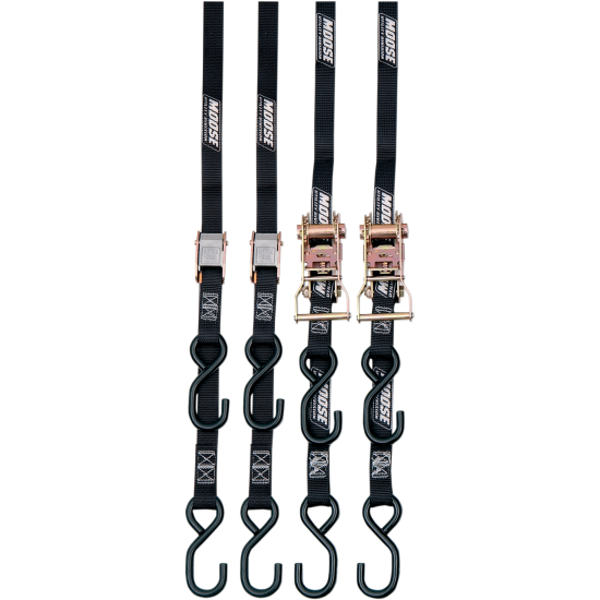 Heavy-Duty Tie-Downs TIE DOWN QUAD PACK BLK