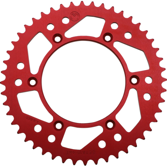 Aluminium-Kettenrad SPROCKET ALU MSE BETA 48T RED Aluminium-Kettenrad SPROCKET ALU MSE BETA 48T RED